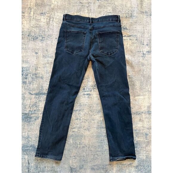 Next Dark Wash Straight Fit Denim Jeans Size 34 x 31 - Picture 2 of 6